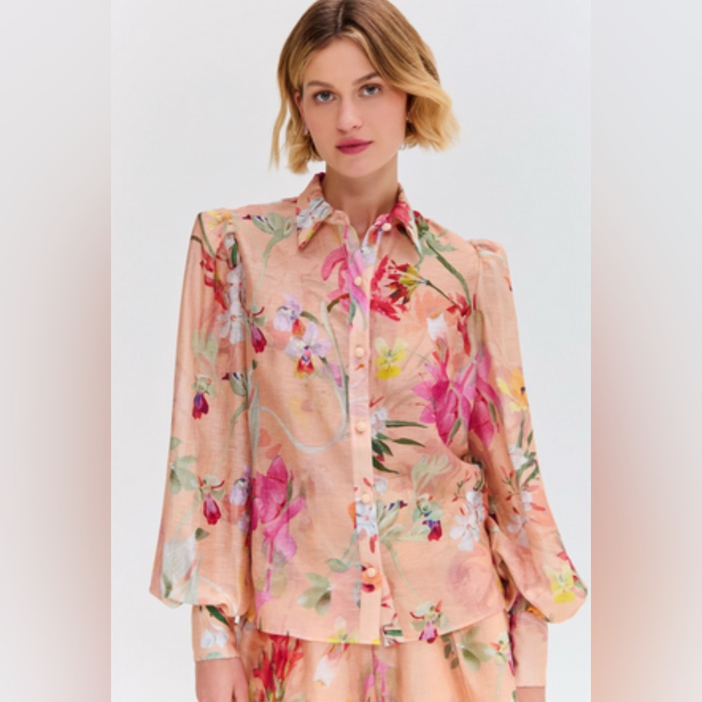 PatBO Set LiLy Flower - Blouse and Shorts